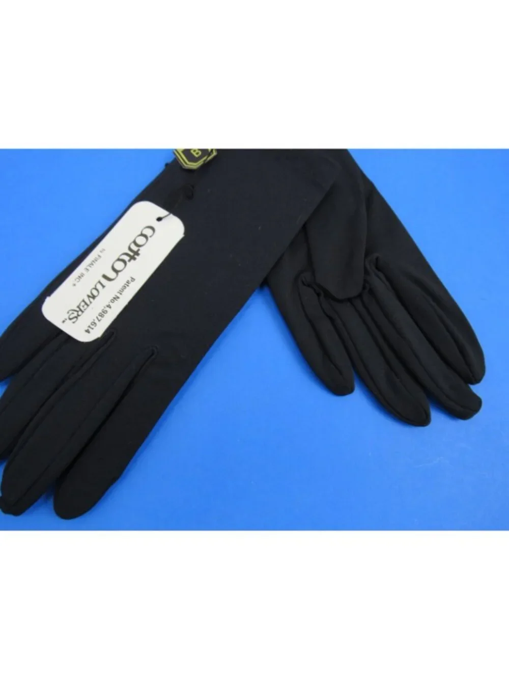 NWT Finale Inc Dark Black Womens Gloves Cotton Size B